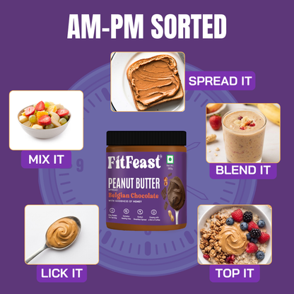 Belgian Chocolate Peanut Butter 380g | As Seen on Shark Tank