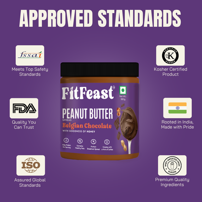 Belgian Chocolate Peanut Butter 380g | As Seen on Shark Tank